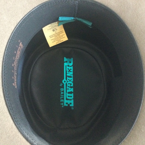 Bailey Renegade Cowboy hat. 6 7/8 Cowpuncher main image 5